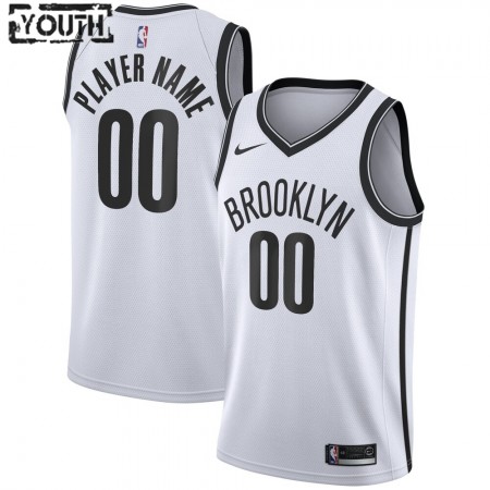 Brooklyn Nets Custom Nike 2020-2021 Association Edition Lasten Pelipaidat Swingman